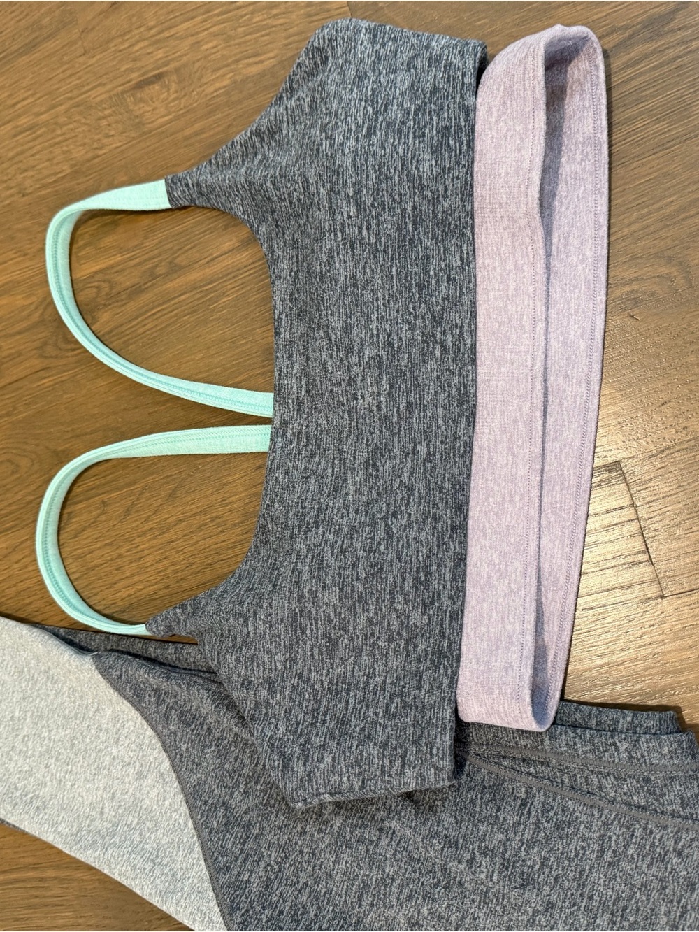 WE Women’s Grey Colorblock Leggings - Heather Grey